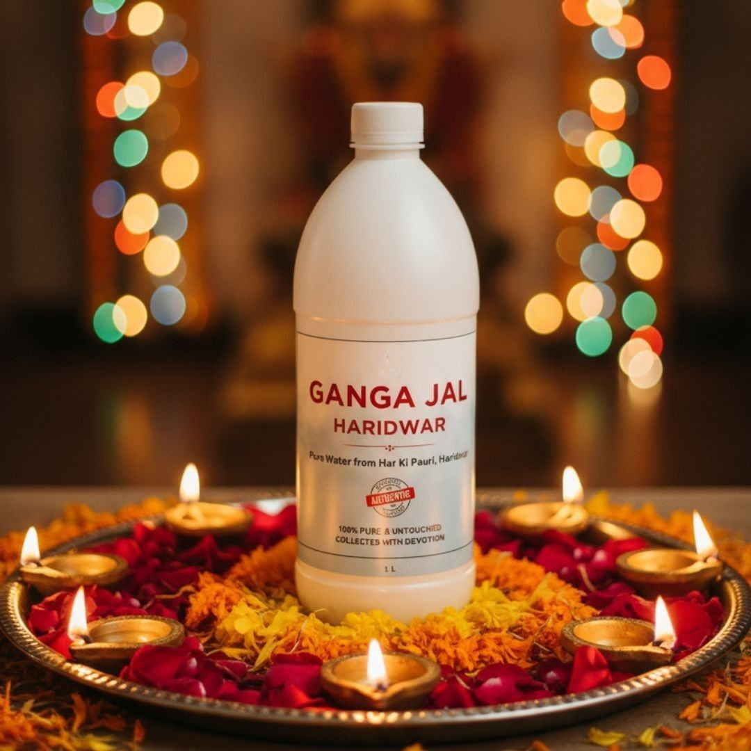Haridwar Ganga Jal | 100% Pure & Untouched Holy Water from Har Ki Pauri