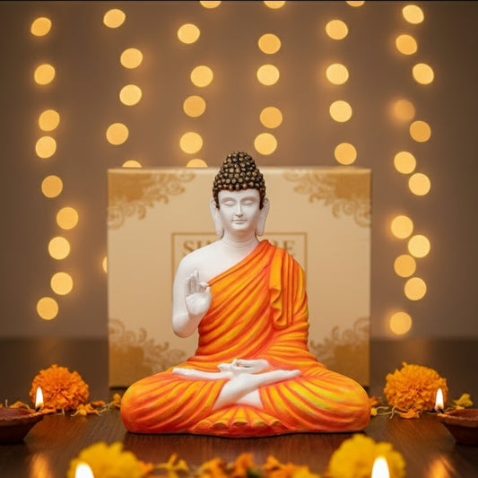 Lord Buddha Statue (Orange)