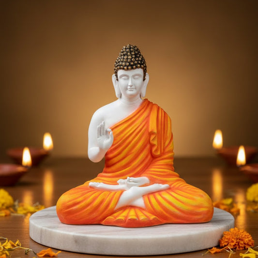 Lord Buddha Statue (Orange)