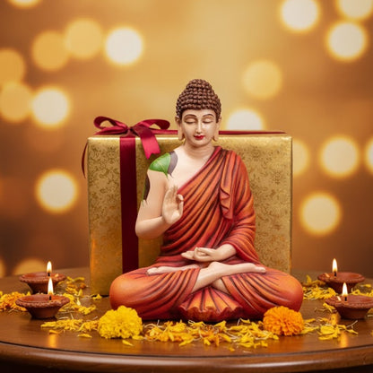 Lord Buddha Statue (Red)