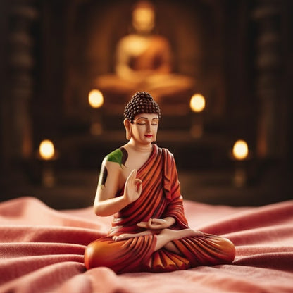 Lord Buddha Statue (Red)