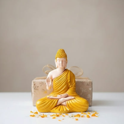 Lord Buddha Statue (Yellow)