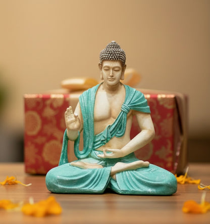 Scarf Buddha Statue (Blue)
